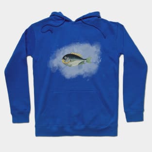 Big Fat Blue Fish Hoodie